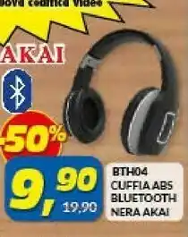 Risparmio Casa Bth04 cuffia abs bluetooth nera offerta