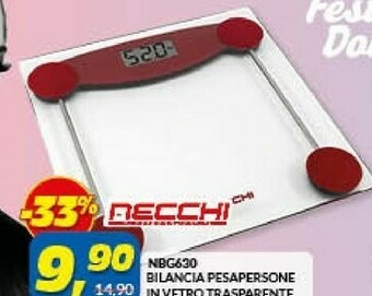 Risparmio Casa Bilancia pesapersone in vetro trasparente offerta