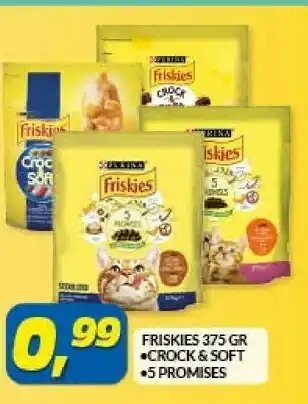 Risparmio Casa Friskies crock & soft, 5 promises offerta