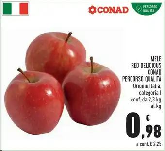 Conad City Conad mele red delicious offerta