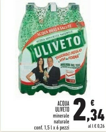 Conad City Acqua minerale naturale offerta