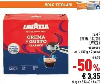Conad Caffe crema e gusto offerta