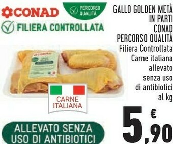 Conad Conad gallo golden metà in parti percorso qualità offerta