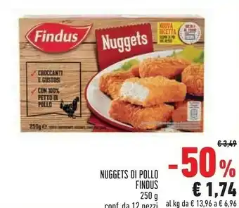 Conad Delizie di pollo nuggets 250 g(ml) offerta