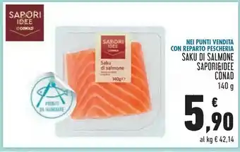 Conad Saku di salmone offerta