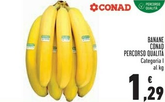 Conad Conad banane percorso qualità offerta