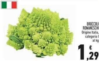 Conad Broccoli romaneschi offerta