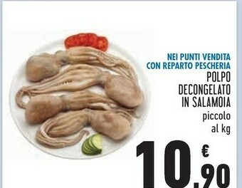 Conad Polpo decongelato in salamoia piccolo offerta