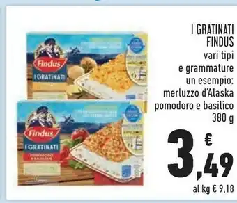 Conad I gratinati merluzzo d'alaska con pomodoro e basilico offerta