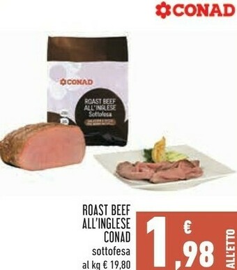 Conad Conad roast beef all'inglese offerta