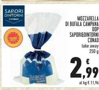 Conad Mozzarella di bufala campana dop offerta