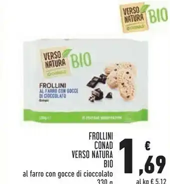 Conad Conad frollini verso natura bio offerta