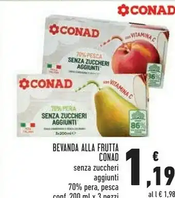Conad Hero - pera senza zuccheri aggiunti light offerta