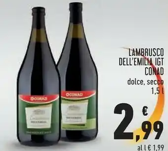 Conad Conad lambrusco dell'emilia igt offerta