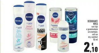 Conad Dry comfort donne deodorante roll-on 50 ml offerta