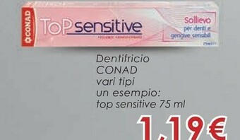 Conad Superstore Conad dentifricio offerta