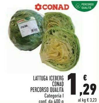 Conad Superstore Lattuga iceberg offerta