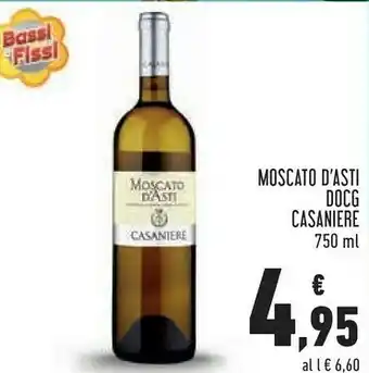 Conad Superstore Casaniere moscato d'asti docg 750 ml offerta