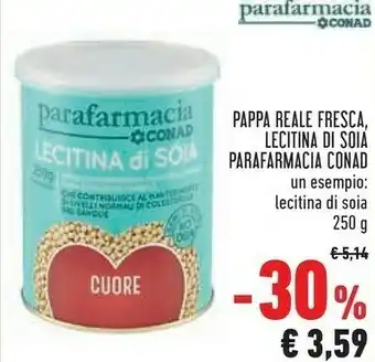 Conad Superstore Conad lecitina di soia 250 g offerta
