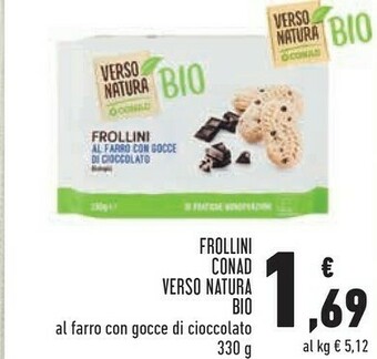 Conad Superstore Conad frollini verso natura bio offerta