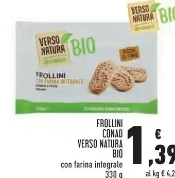 Conad Superstore Conad frollini verso natura bio offerta