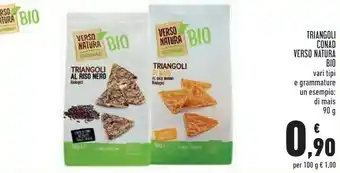 Conad Superstore Conad triangoli verso natura bio offerta