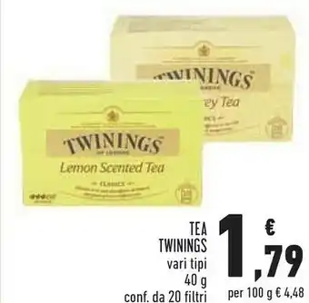 Conad Superstore Twinings - earl grey tea offerta