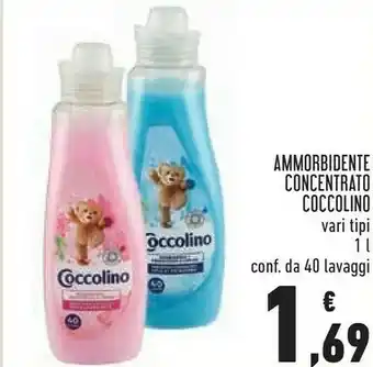 Conad Superstore Ammorbidente concentrato ml 1000 offerta