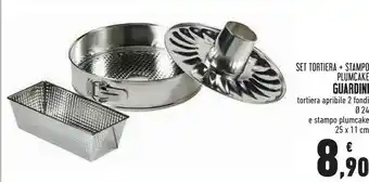 Guardini set tortiera + stampo plumcake