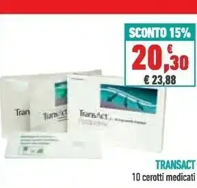 Transact 10 cerotti medicati