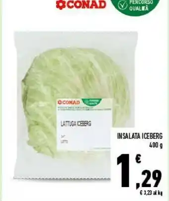 Conad City Conad g insalata iceberg 400 g offerta