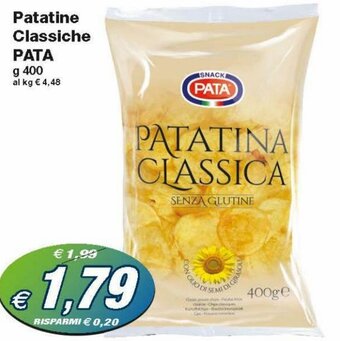 Prix Quality Pata Patatine Classiche 400 g offerta