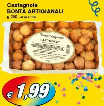 Prix Quality Bontà Artigianali Castagnole 250 g offerta
