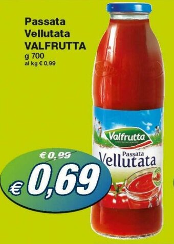 Prix Quality Valfrutta Passata Vellutata 700 g offerta