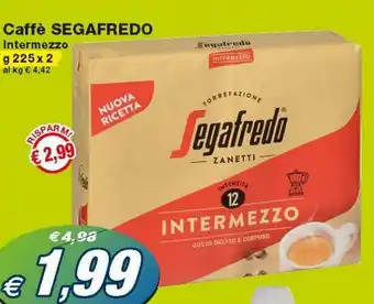 Prix Quality Segafredo Caffè Intermezzo 225 g x 2 offerta