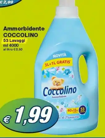 Prix Quality Coccolino Ammorbidente 53 lavaggi 4000 ml offerta