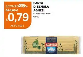 Ekom Agnesi Pasta Di Semola 500 g offerta