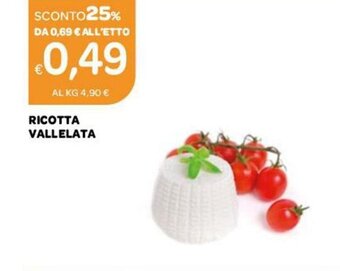Ekom Ricotta Vallelata offerta