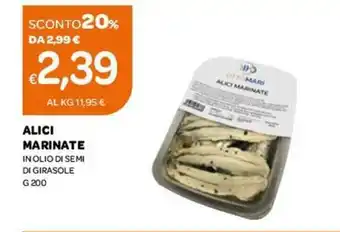 Ekom Alici Marinate in Olio di Semi di Girasole 200 g offerta