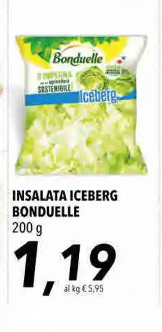 Coop Bonduelle Insalata Iceberg 200g offerta