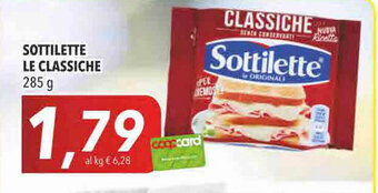 Coop Sottilette Le Classiche 285g offerta