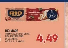 Gran Risparmio Tonno all'olio di oliva con limone e pepe nero 208 g(ml) offerta