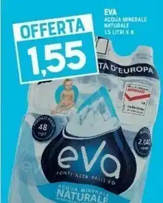 Gran Risparmio Eva - acqua minerale naturale 1500 g(ml) offerta