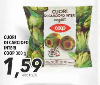 Coop Coop Cuori di Carciofo Interi 300g offerta