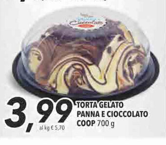 Coop Coop Torta Gelato Panna e Cioccolato 700g offerta