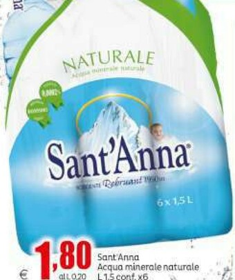Elite Acqua sant'anna offerta