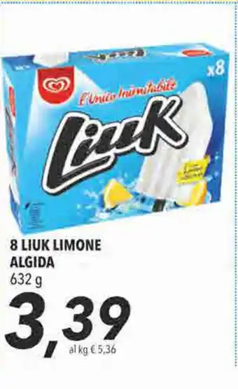 Coop Algida 8 Liuk Limone 632g offerta
