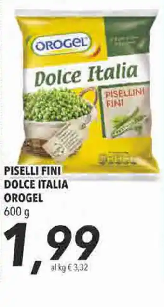 Coop Orogel Piselli Fini Dolce Italia 600g offerta