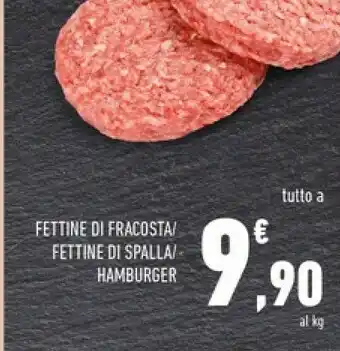 Conad Superstore Fettine di spallai hamburger offerta