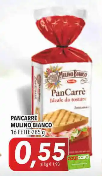 Coop Mulino Bianco Pancarré 16 fette 285g offerta